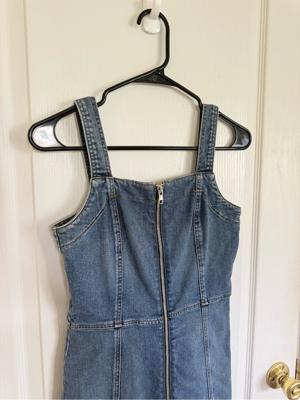 Reformation Randy Denim Mini Dress - Picture 3 of 6
